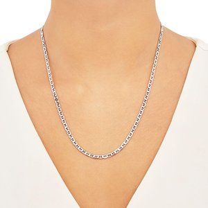 Giani Bernini Sterling Silver Mariner Link Chain Necklace 18" NWT